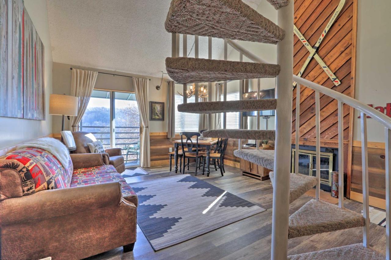 Unique Smokies Ski Shack With Mountain-Top View Gatlinburg Buitenkant foto